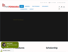Tablet Screenshot of penmaru.stikom.edu