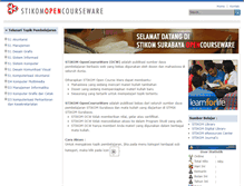 Tablet Screenshot of ocw.stikom.edu